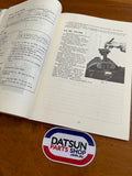 Nissan Engine Model P Service Manual Used Datsun Patrol