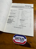 Nissan Patrol 160 Service Manual Used Datsun.