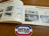 Datsun 1000 Owners Manual B10 Used.