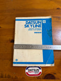 Nissan Datsun Skyline C210 Service Manual Used