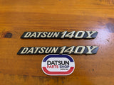 Datsun B310 140Y 1/4 Panel Badge Pair Used