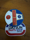 Nissan Diesel Pressed Tin Plaque Badge