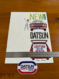 Datsun V521 U521 Jdm Advertising Folder Booklet Used Original