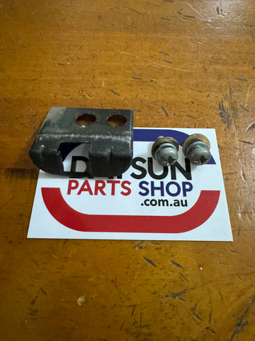 Datsun 1200 Glove Box Door Lock Plate Used