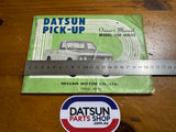 Datsun 520 Owners Manual Used