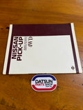 Nissan 720 4wd Service Manual Used Datsun.