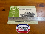 Datsun 1000 Owners Manual B10 Used.