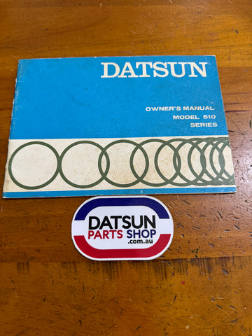 Datsun 1600 Owners Manual 510 Used Genuine Nissan.