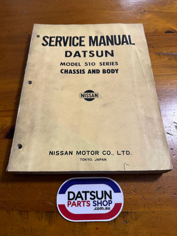 Datsun 1600 Service Manual 510 Used Genuine Nissan