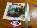 Datsun Sunny B210 1200 1400 Sales Brochure Japanese Used