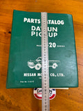 Datsun 520 Parts Catalog Folder Used