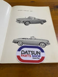 Datsun Fairlady SP310 Parts Catalogue Used Roadster