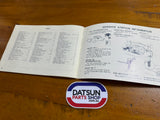 Datsun 1200 Ute Owners Manual Used Nissan B120