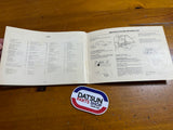 Datsun 910 Bluebird Owners Manual Used Genuine Book