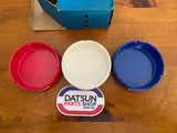 Datsun Melamine Ash Tray set of 3 in Box