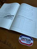 Datsun 1200 B110 Service Manual Chassis and Body Used