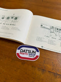 Datsun 1600 Owners Manual 510 Used Genuine Nissan.