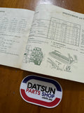 Datsun 1200 Owners Manual Used Nissan B110