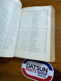 Datsun 1600 1969 Parts Catalog 510 Used Genuine Nissan