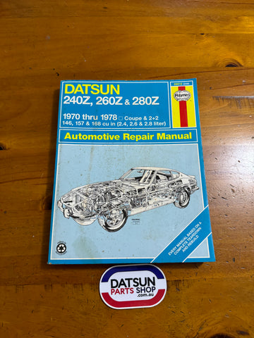 Datsun 240Z 260Z S30 Repair Manual Used