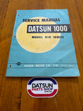 Datsun 1000 Service Manual B10 Used.