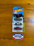 3x HotWheels 96 Nissan 180SX Type X White, Black, Red