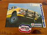 Datsun Nissan 720 Accessories Sales Brochure Used