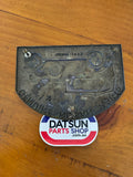 Genuine Nissan Parts Datsun 1932 Pressed Tin Plaque Sign