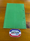 Datsun 1200 Ute B120 Service Bulletin Used.