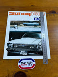 Datsun Sunny B210 1400 Sales Brochure Japanese Used