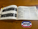 Datsun 910 Bluebird Owners Manual Used Genuine