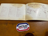 Datsun 1200 Owners Manual Used Nissan B110