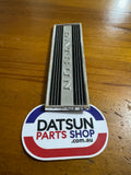 Datsun 410, 411 Radio Blank Plate Badge Used