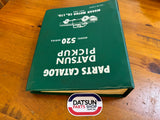 Datsun 520 Parts Catalog Folder Used