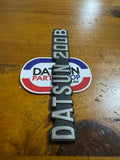 Datsun 200B Boot Badge Genuine Nos 810