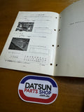 Datsun Sunny Owners Manual 1200 B110 JDM Used