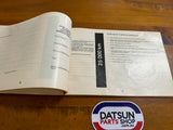 Datsun 910 Bluebird Owners Manual Used Genuine