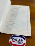 Datsun 1200 Ute B120 Service Bulletin Used.