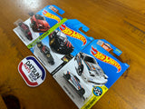 3x HotWheels 96 Nissan 180SX Type X White, Black, Red