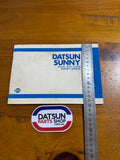 Datsun Sunny Owners Manual Genuine Nissan B310 Used