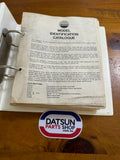 Nissan Identification Catalogue Folder Used Datsun