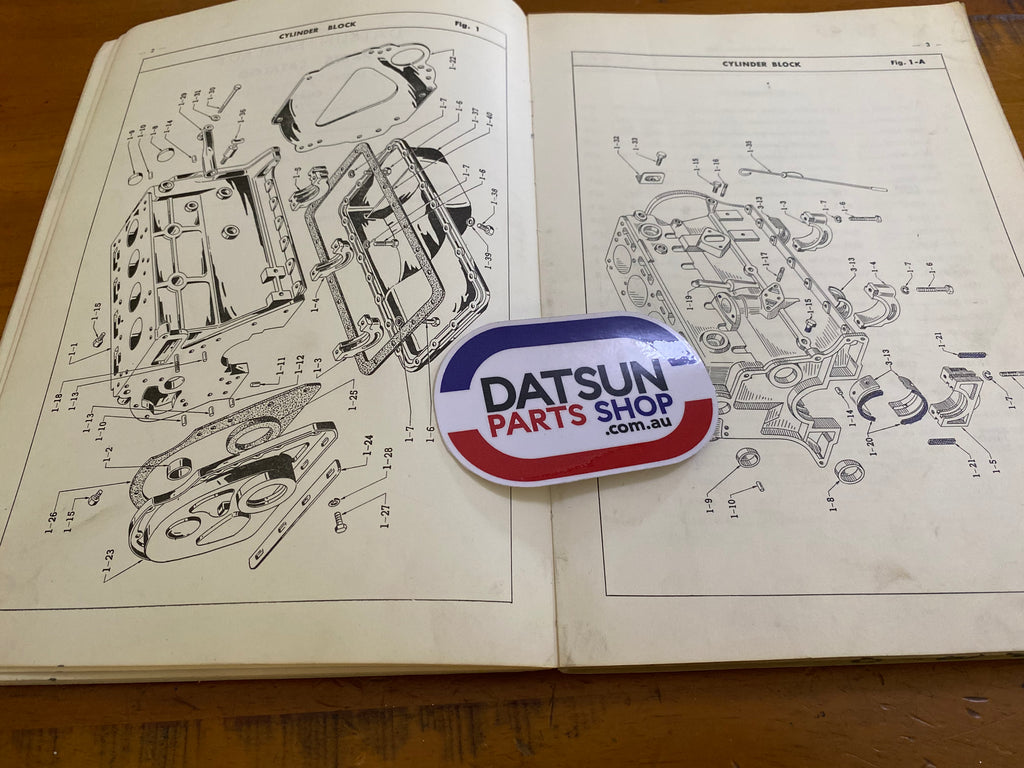 Datsun Fairlady SP310 Parts Catalogue Used Roadster Datsun Parts Shop