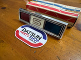 Datsun 1000 Coupe KB10 Grill Badge NOS