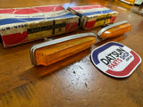 Datsun 1000 Side Lamp Lens & Bezel Pair NOS