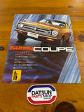 Datsun Sunny Coupe 1200 Japanese Advertising Folder Used