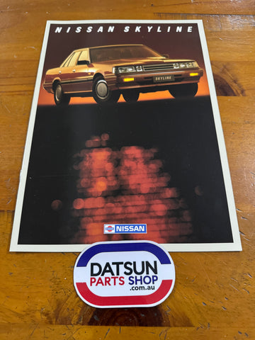 Nissan Skyline R31 Sales Brochure