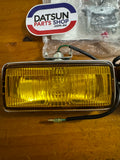Koito Fog Lamp Rectangle Kit New Old Stock Made In Japan.