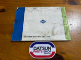 Datsun 520 Owners Manual Used