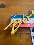 Datsun Bluebird Side Badge Emblem 410 411 NOS Genuine