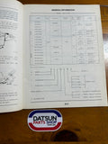 Datsun 910 Bluebird Service Manual Series 3 Sup. Used Genuine Book